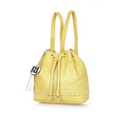 Girls yellow duffle bag